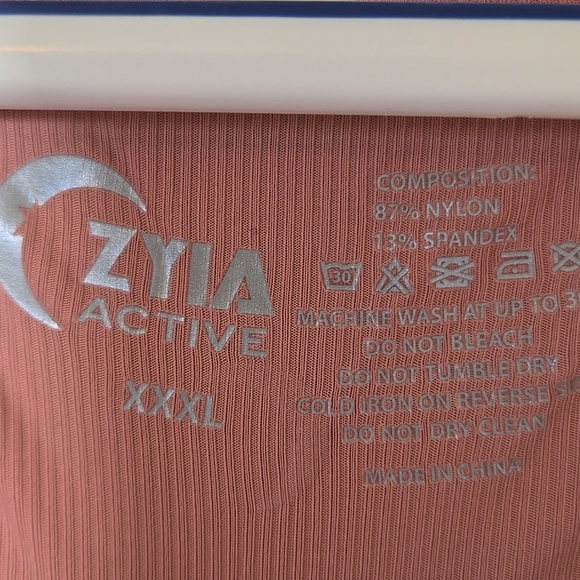 Zyia | Dusty Pink Silky Active Tank Top Size XXXL - Picture 6 of 7